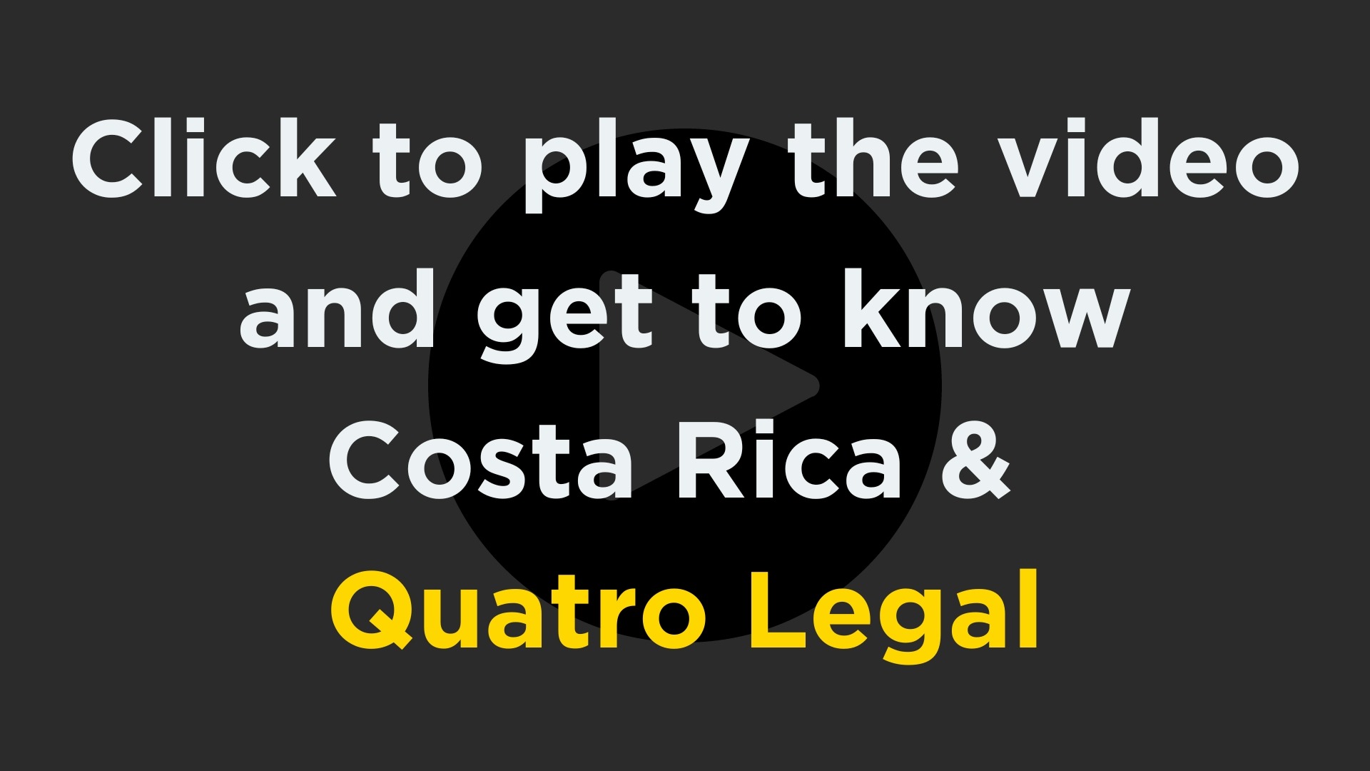 Costa Rica & Quatro Legal Video - Quatro Legal